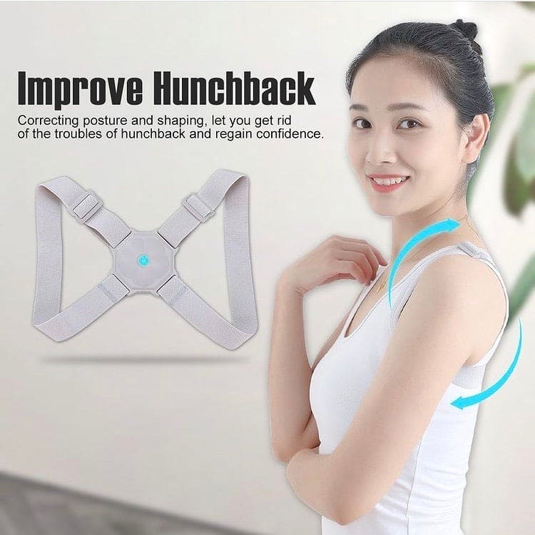 Vibration Reminder Back Posture Corrector, Upper Back Brace Correction Trainer, Back Pain Support Device Vibration Reminder Back Posture Corrector, Upper Back Brace Correction Trainer, Back Pain Support Device